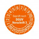 Prfplaketten - Geprft nach DGUV Vorschrift 3